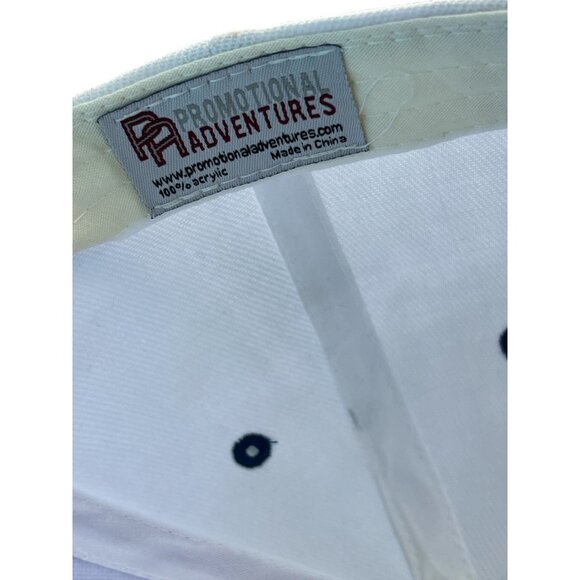 Cola Embroidered  Columbia Fireflies White Baseball Cap With Adjustable Strap - Picture 3 of 3